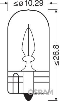 Osram 2841 - Lampadina, Luce abitacolo autozon.pro