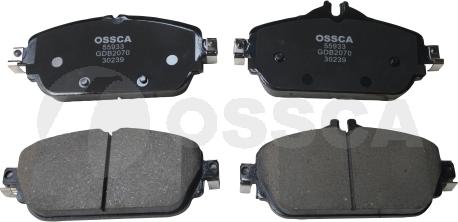 OSSCA 55933 - Kit pastiglie freno, Freno a disco autozon.pro