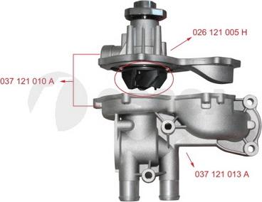 OSSCA 00994 - Pompa acqua autozon.pro