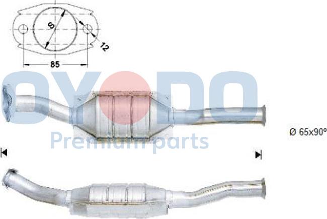 Oyodo 10N0093-OYO - Catalizzatore autozon.pro