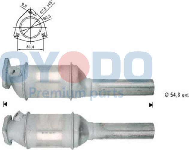 Oyodo 10N0064-OYO - Catalizzatore autozon.pro