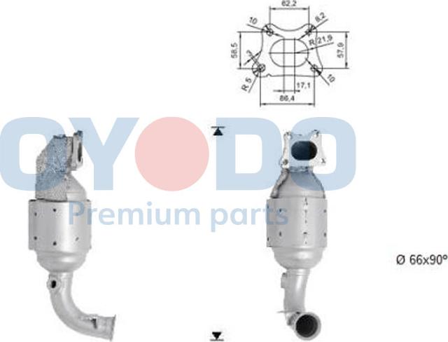 Oyodo 10N0001-OYO - Catalizzatore autozon.pro