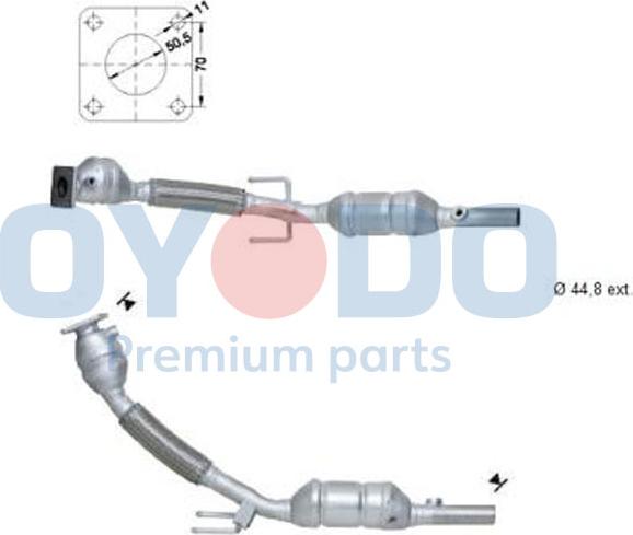 Oyodo 10N0028-OYO - Catalizzatore autozon.pro