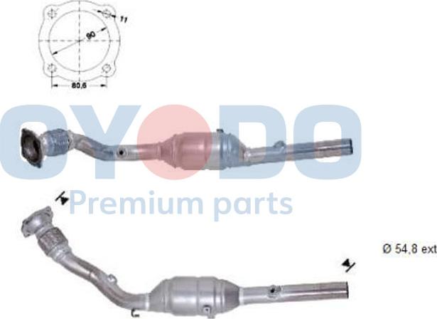 Oyodo 10N0141-OYO - Catalizzatore autozon.pro