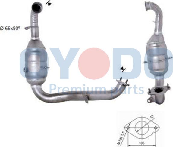 Oyodo 20N0055-OYO - Catalizzatore autozon.pro