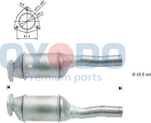 Oyodo 20N0050-OYO - Catalizzatore autozon.pro