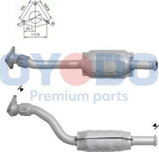 Oyodo 20N0051-OYO - Catalizzatore autozon.pro