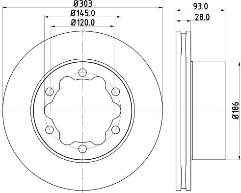 Pagid 59434 - Discofreno autozon.pro