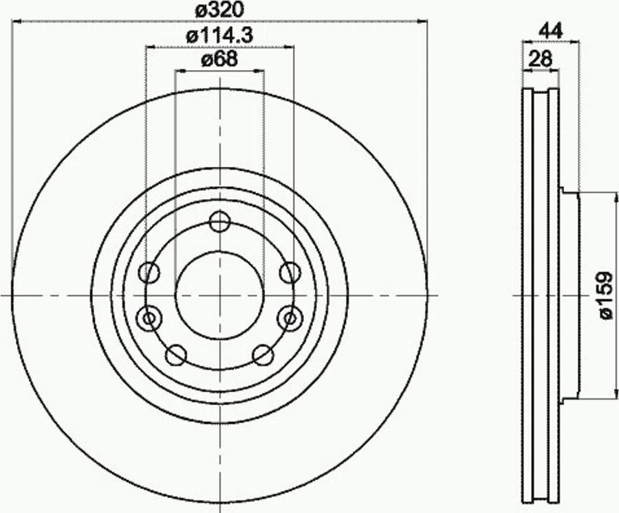 Pagid 54954PRO - Discofreno autozon.pro