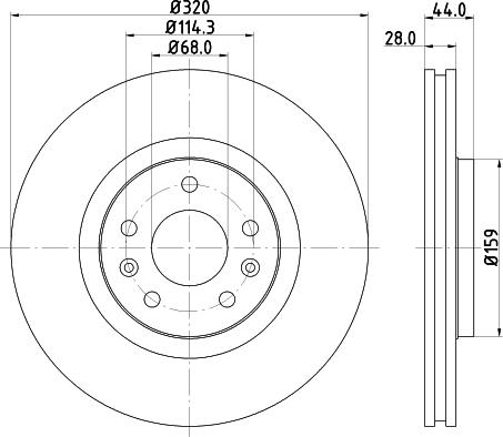 Pagid 54954 - Discofreno autozon.pro