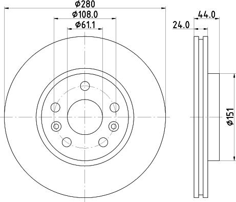 Pagid 54968 - Discofreno autozon.pro