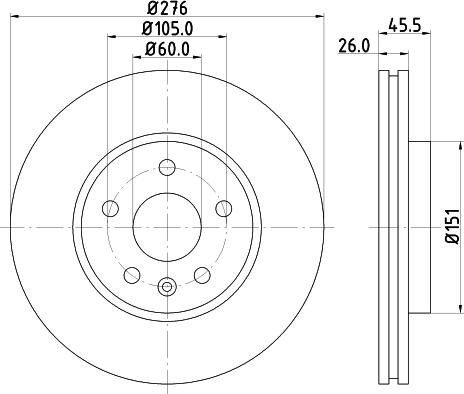 Pagid 54989 - Discofreno autozon.pro