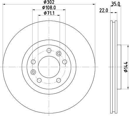 Pagid 54971 - Discofreno autozon.pro