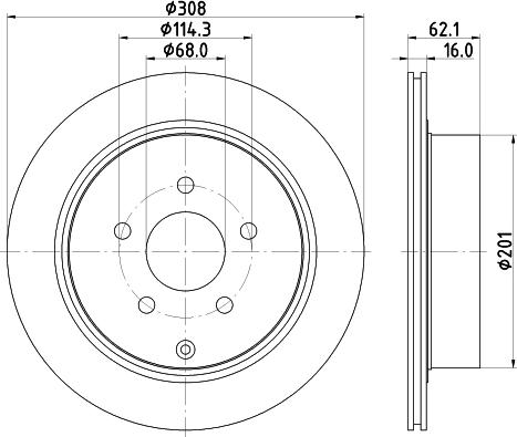 Pagid 54493 - Discofreno autozon.pro