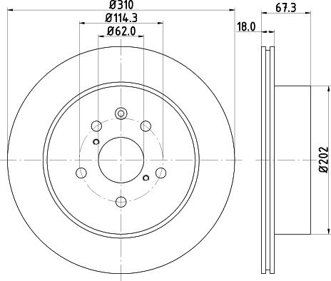 Pagid 54480 - Discofreno autozon.pro