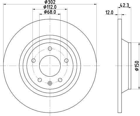 Pagid 54595 - Discofreno autozon.pro