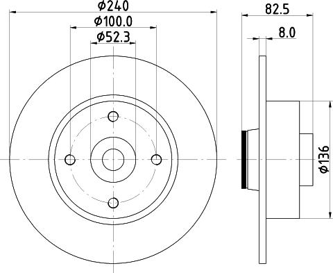 Pagid 54544 - Discofreno autozon.pro