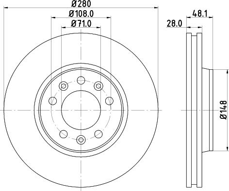 Pagid 54569 - Discofreno autozon.pro