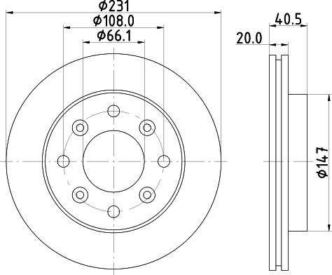 Pagid 54589 - Discofreno autozon.pro