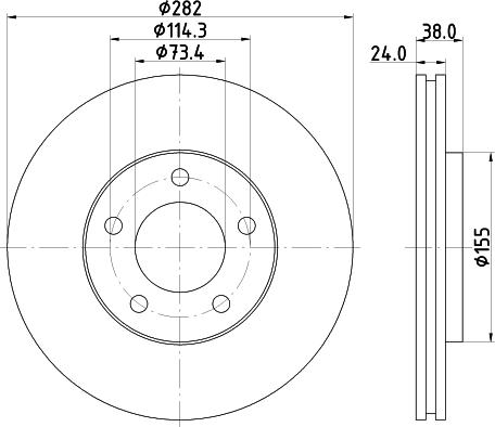 Pagid 54531 - Discofreno autozon.pro