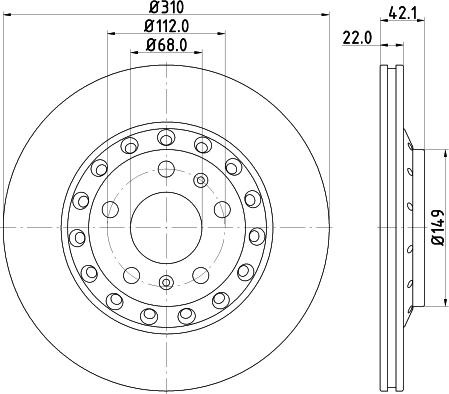 Pagid 54523 - Discofreno autozon.pro