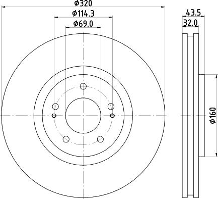 Pagid 54699 - Discofreno autozon.pro