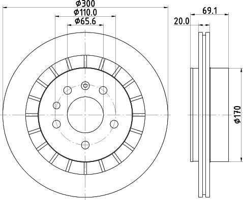 Pagid 54649 - Discofreno autozon.pro