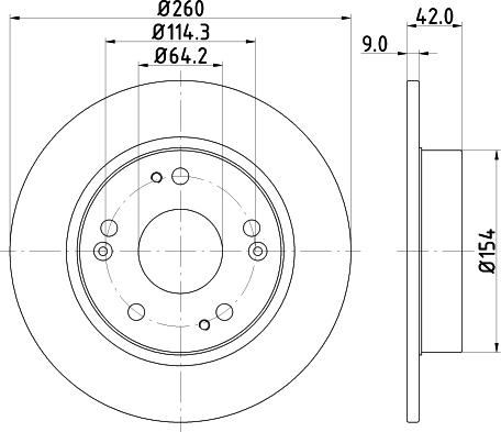 Pagid 54643 - Discofreno autozon.pro