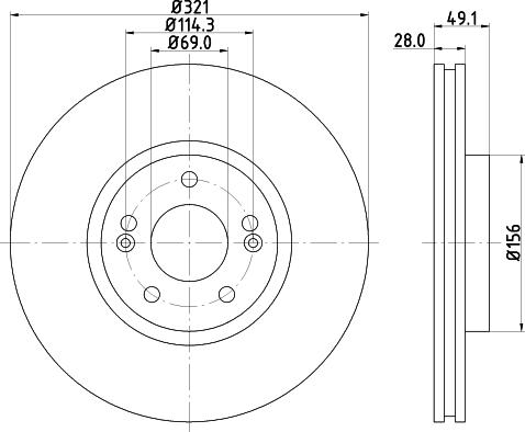 Pagid 54660 - Discofreno autozon.pro