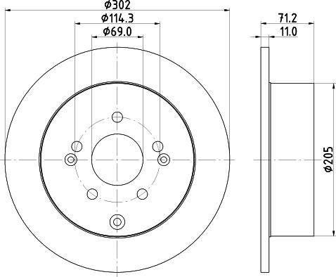 Pagid 54661 - Discofreno autozon.pro