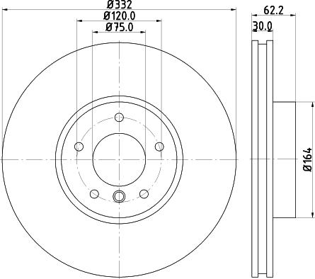 Pagid 54608HC - Discofreno autozon.pro