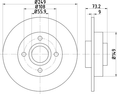 Pagid 54686 - Discofreno autozon.pro