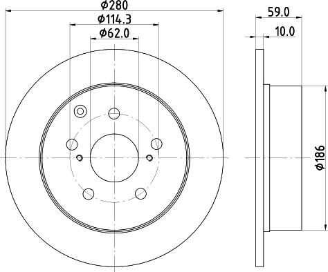 Pagid 54681 - Discofreno autozon.pro