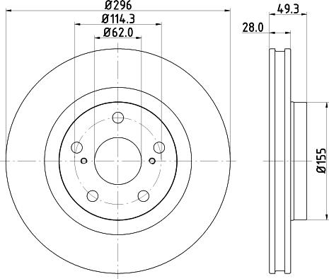 Pagid 54688 - Discofreno autozon.pro