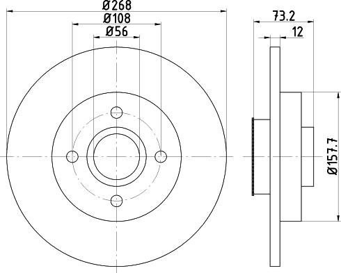 Pagid 54687 - Discofreno autozon.pro