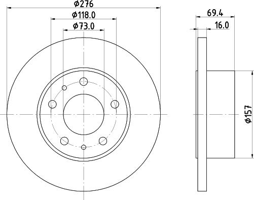 Pagid 54047 - Discofreno autozon.pro