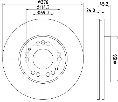 Pagid 54148 - Discofreno autozon.pro