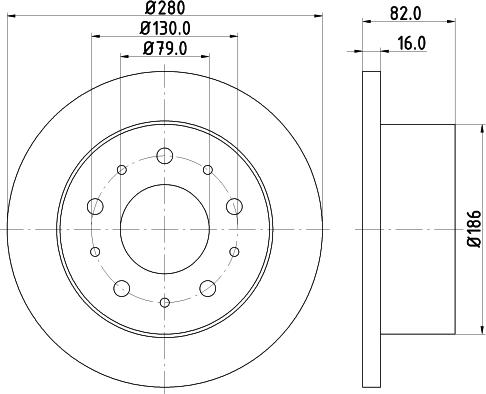 Pagid 54162 - Discofreno autozon.pro