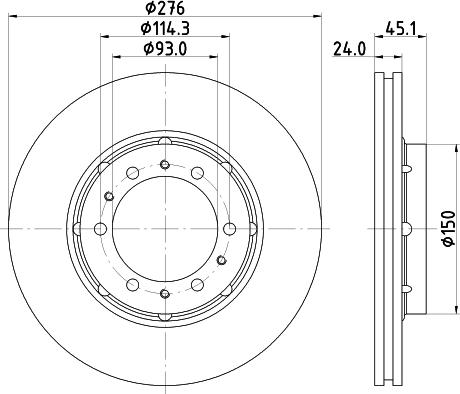 Pagid 54129 - Discofreno autozon.pro