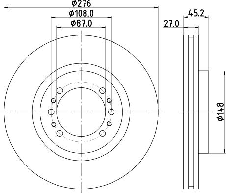 Pagid 54128 - Discofreno autozon.pro