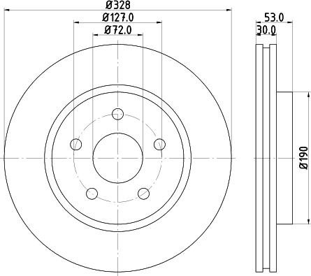 Pagid 54845 - Discofreno autozon.pro