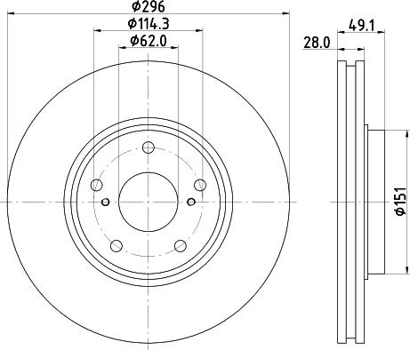 Pagid 54854 - Discofreno autozon.pro