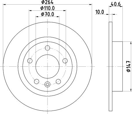 Pagid 54864 - Discofreno autozon.pro