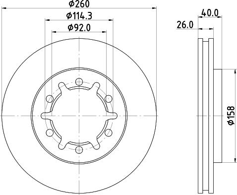 Pagid 54861 - Discofreno autozon.pro