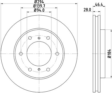 Pagid 54802 - Discofreno autozon.pro