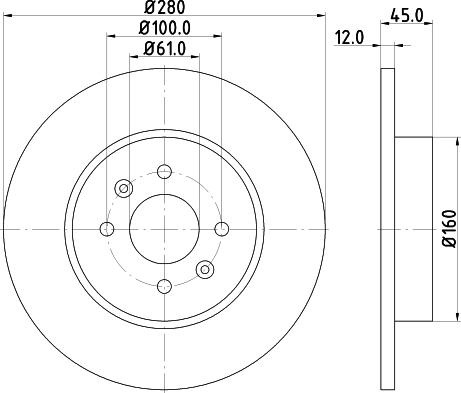 Pagid 54812 - Discofreno autozon.pro