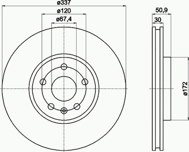 Pagid 54871PRO - Discofreno autozon.pro