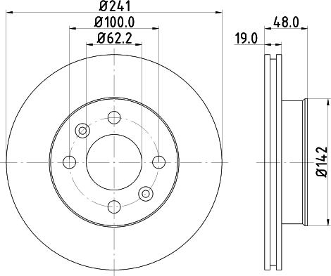 Pagid 54341 - Discofreno autozon.pro