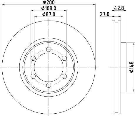 Pagid 54365 - Discofreno autozon.pro