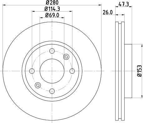 Pagid 54366 - Discofreno autozon.pro